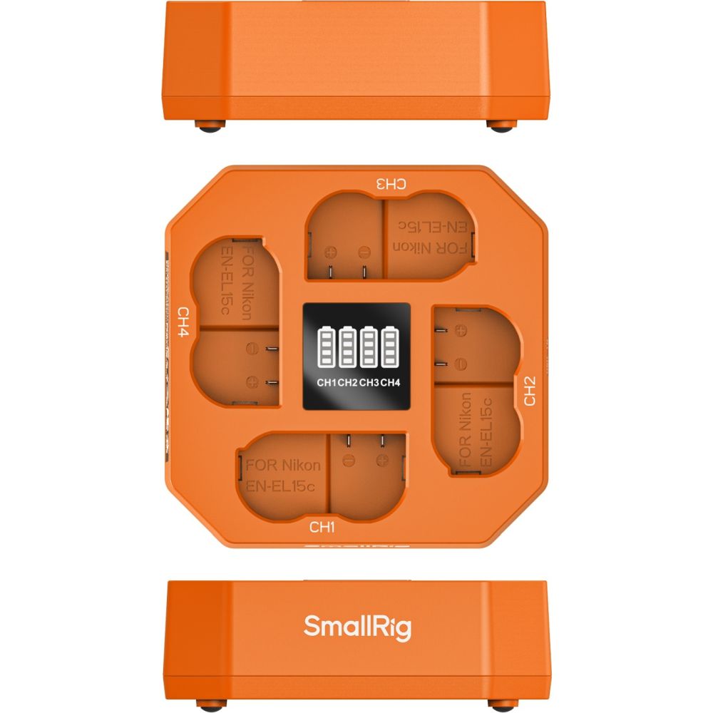 SmallRig 5747 Four-Channel Camera Battery Charger for EN-EL15c