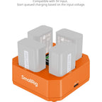 SmallRig 5749 Four-Channel Camera Battery Charger for NP-FW50