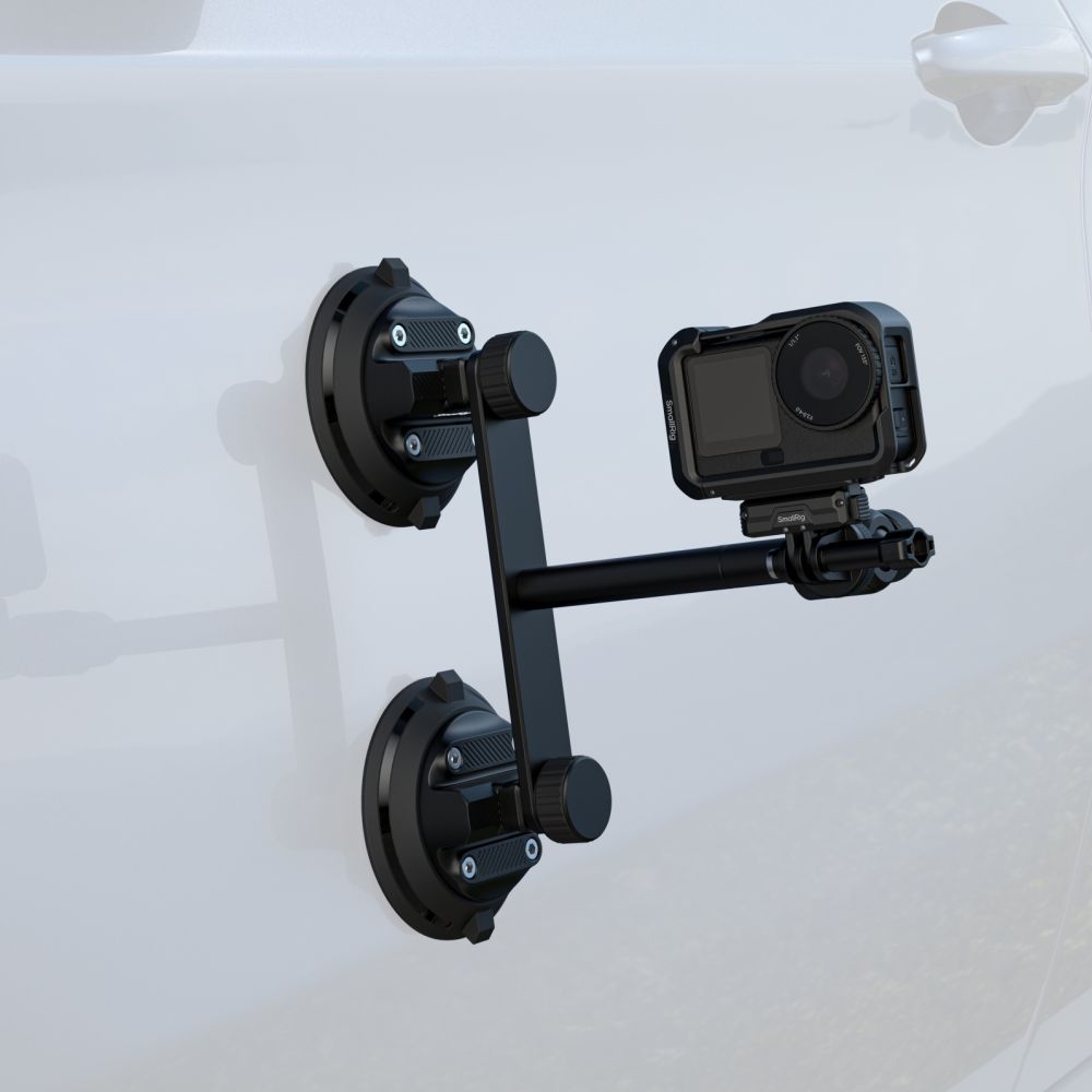 SmallRig 5843 Vehicle Suction Cup Support Kit for Action Cameras