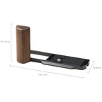 SmallRig 5945 L-Shaped Mount Plate with Wooden Handle for Panasonic S9
