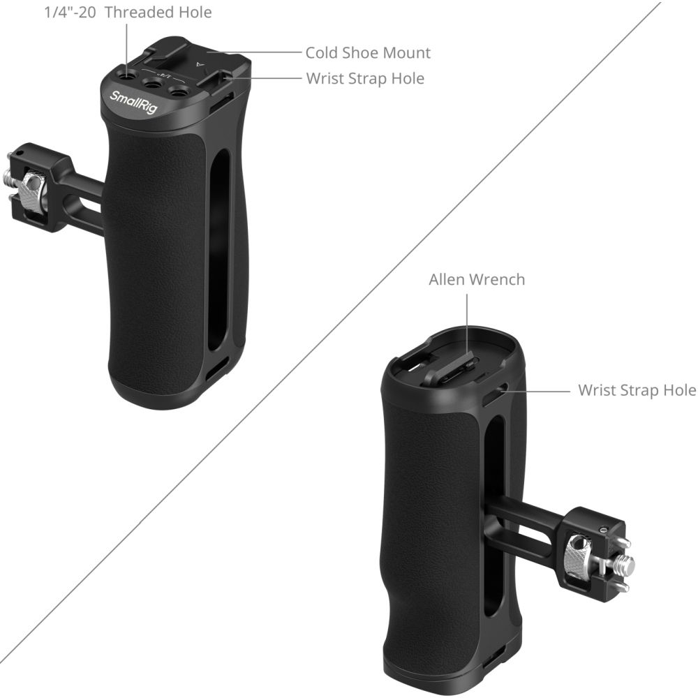 SmallRig 5950 Side Handle with 1/4"-20 Locating Screw