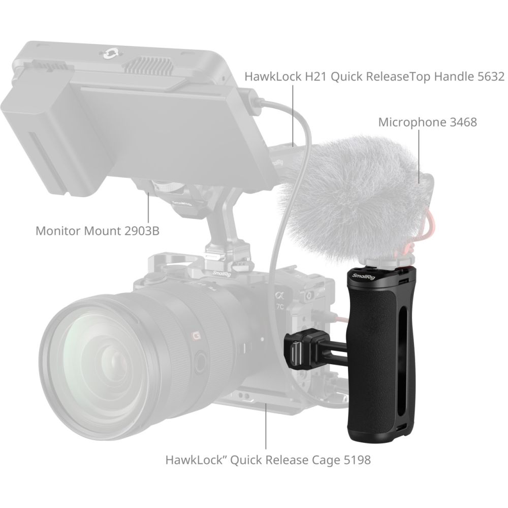 SmallRig 5951 "HawkLock" H21 Quick Release Side Handle