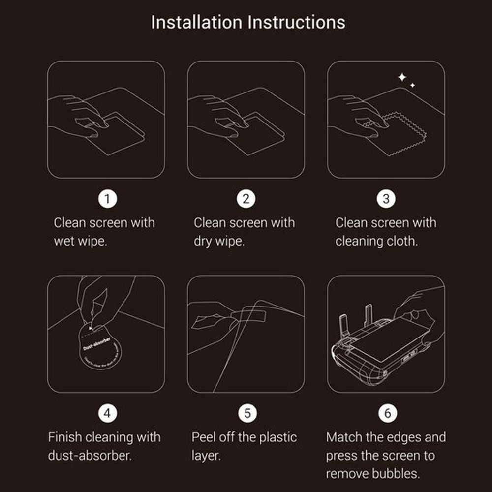 SmallRig 5980 HD Screen Protector for DJI RC / RC 2