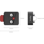 SmallRig 6021 Quick Release V-Lock Mount Plate Kit