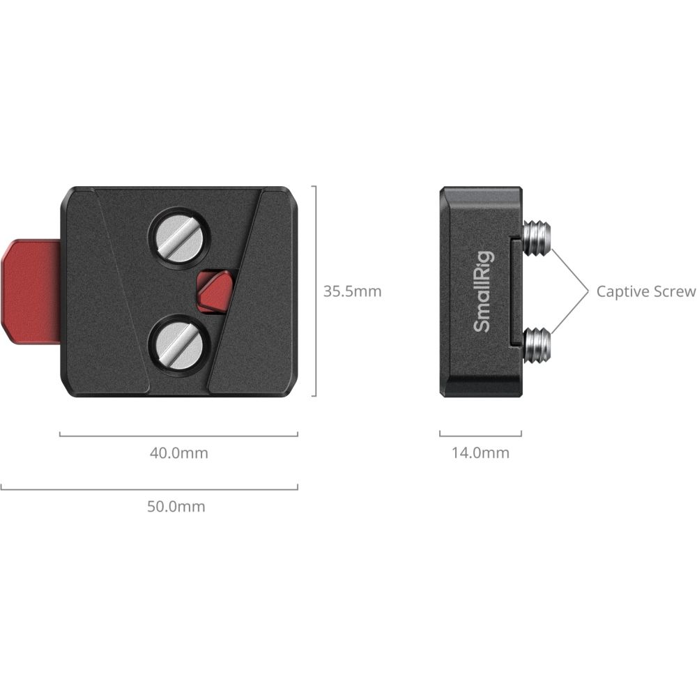 SmallRig 6021 Quick Release V-Lock Mount Plate Kit