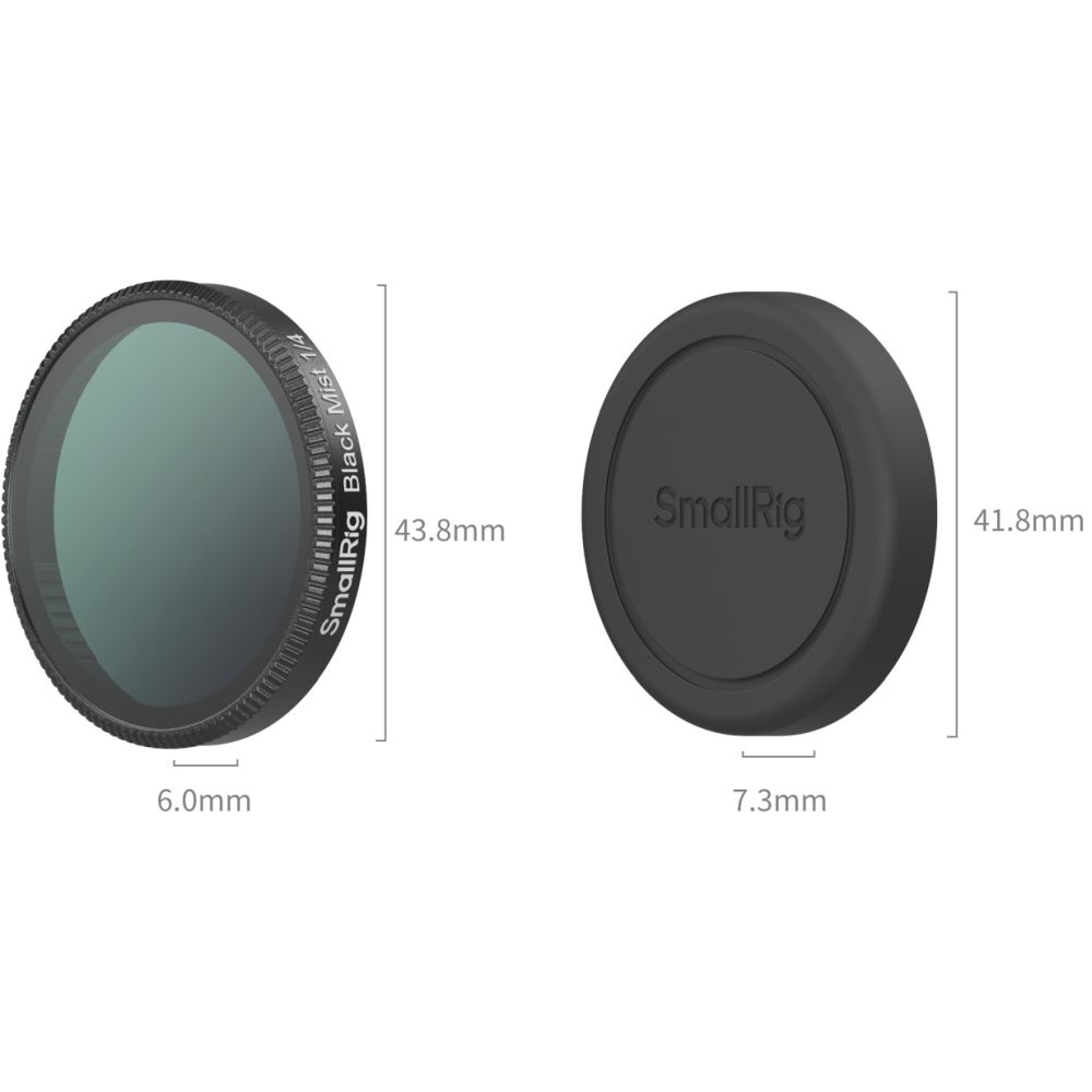 SmallRig 6086 1/4 Effect Black Mist Filter for DJI Osmo Action 6