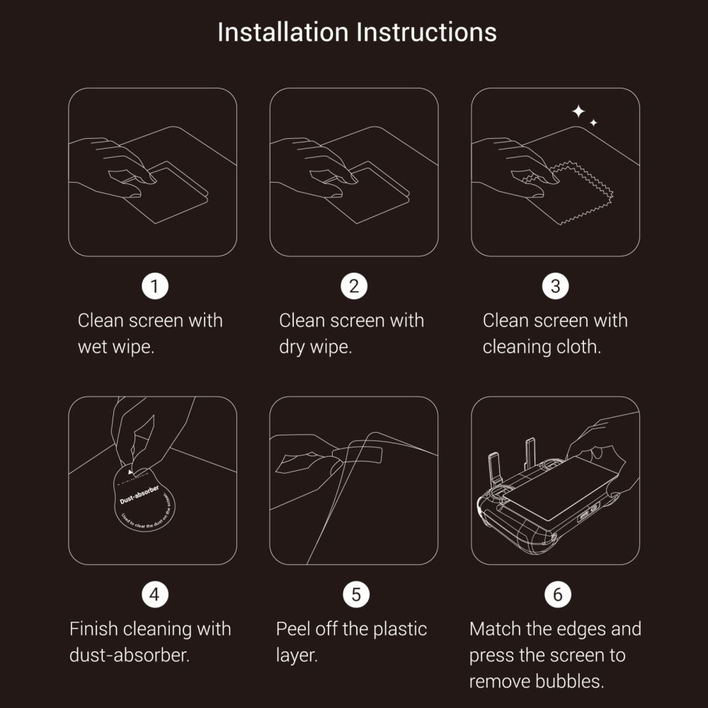 SmallRig 6111 HD Screen Protector Kit for DJI RC / RC 2