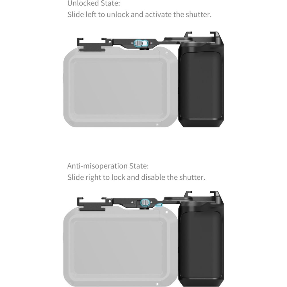 SmallRig 6259 Handle for DJI Osmo Action 6 Cages (5888/5887)