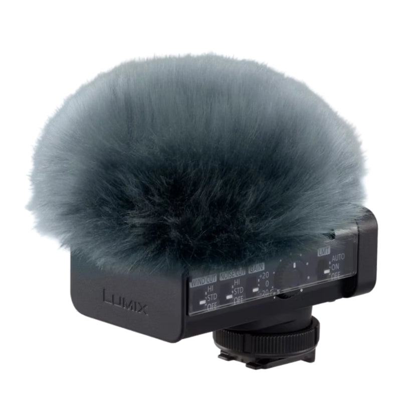 Panasonic LUMIX DMW-DMS1E Digital Shotgun Microphone – Black