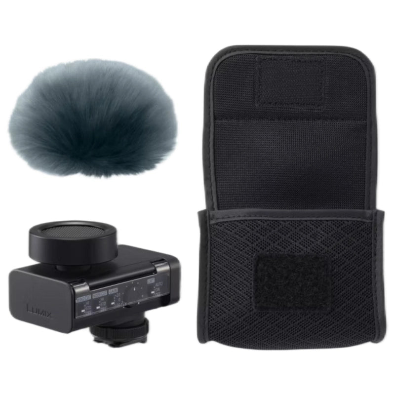 Panasonic LUMIX DMW-DMS1E Digital Shotgun Microphone – Black