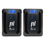 Fxlion Nano One 50Wh 14.8V Wireless V-mount Battery - 2-pack