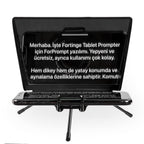 Fortinge MIA-XL Mobile Teleprompter for DSLR, Smartphone and PC