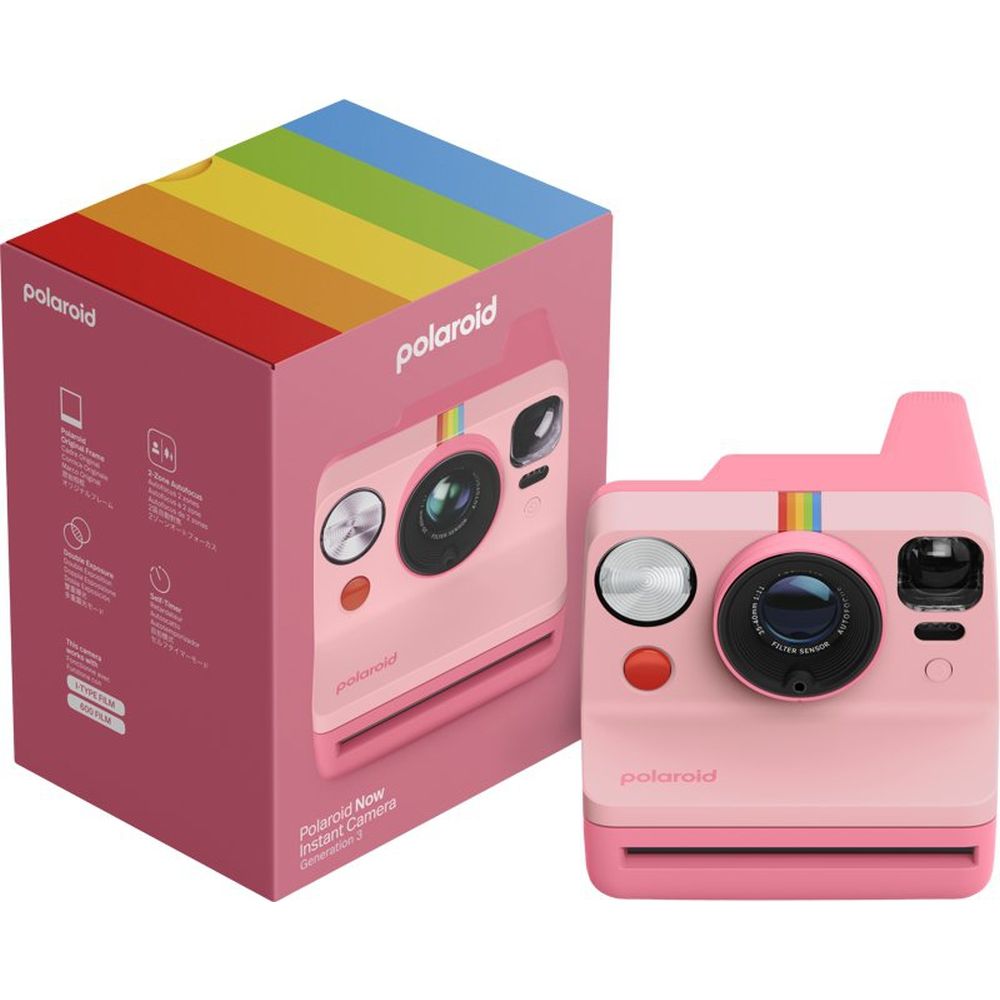 Polaroid Now Gen 3 Camera Pink