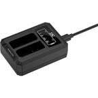 JJC Nikon DCH-EL14TC USB-C Dual Battery Charger (for Nikon EN-EL14/EN-EL14A)