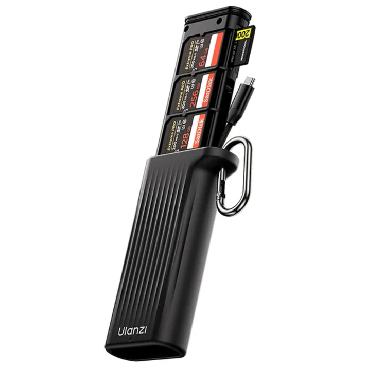 Ulanzi Card reader Case CR2 SD, MicroSD, SIM - Black