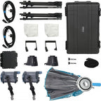 Nanlux Evoke 150C Full Color Nebula 8 Spot Light - 2 Kit