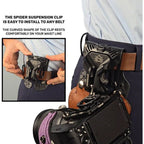 Spider SpiderPro Holster V3 + SCP, Black