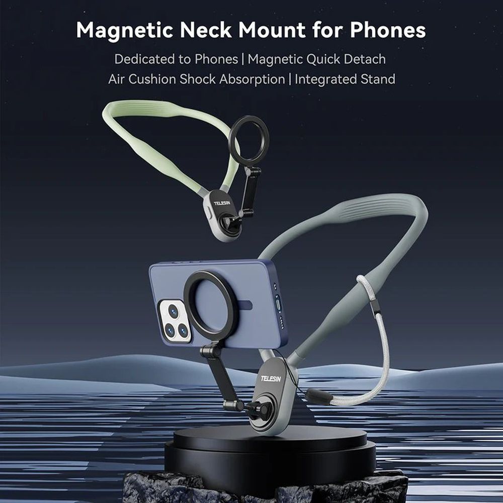 Telesin MagSafe Smartphone Neck Mount XL - grey