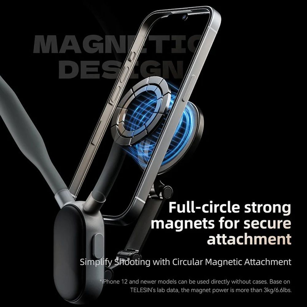 Telesin MagSafe Smartphone Neck Mount XL - grey
