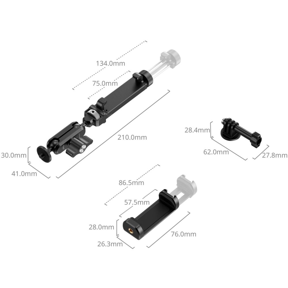 SmallRig 5726 Fence Mount for Action Cameras