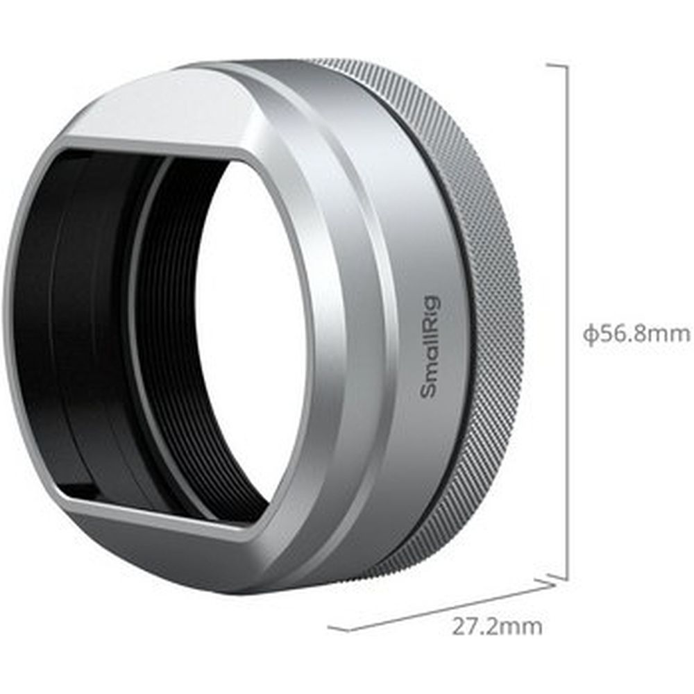 SmallRig 5849 Lens Hood for Fujifilm X100VI / X100V, silver