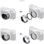 SmallRig 5851 UV filter with Lens Hood Kit for Fujifilm X100VI / X100V, silver