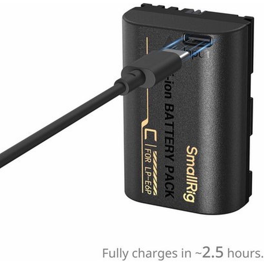 SmallRig 5295 Camera Battery with USB-C Charging for Canon LP-E6P