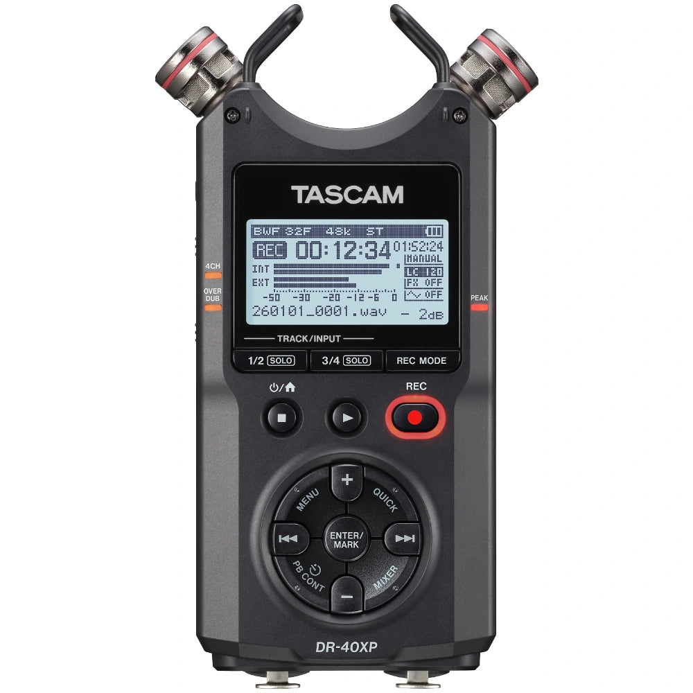 Tascam DR-40XP handheld recorder