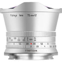TTArtisans APS-C 7.5mm f/2.0 Nikon Z-mount silver