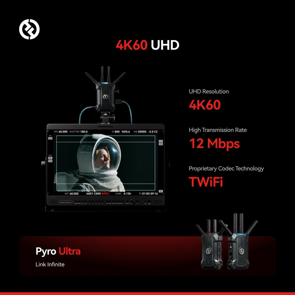 Hollyland Pyro Ultra Transmitter + Receiver