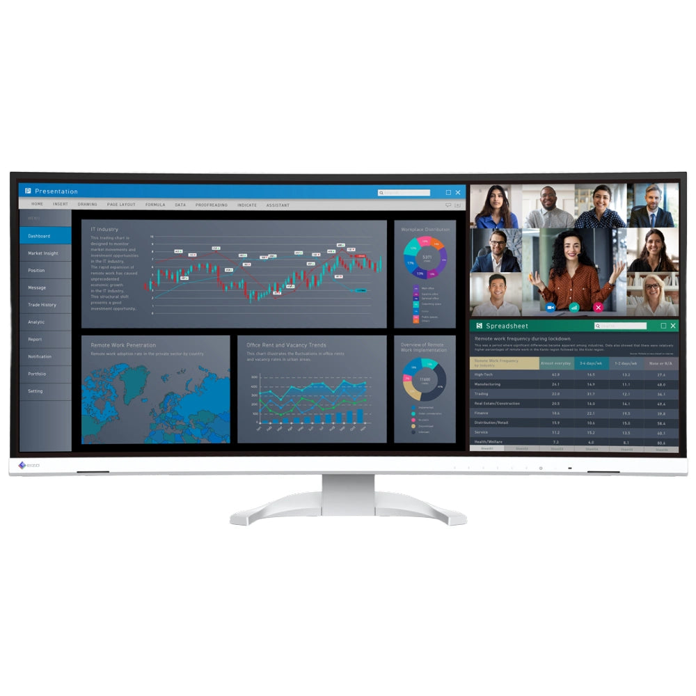 EIZO EV3851X-WT 37,5" FlexScan Monitor - White
