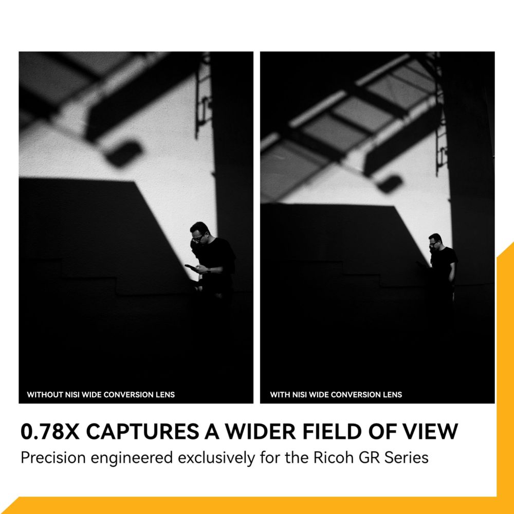 Nisi Wide Conversion Lens for Ricoh GR3, GR3x & GR4