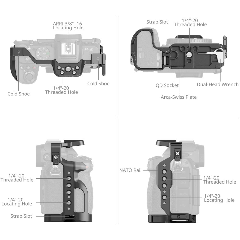SmallRig 4980B Cage for Nikon Z50 II