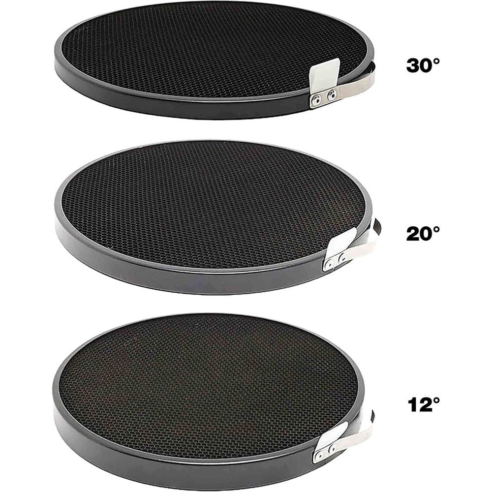 Elinchrom Round Grid KIT 12/20/30° for 21cm Standard Reflector