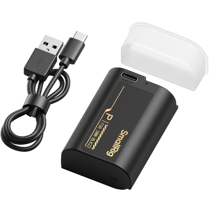 SmallRig 6098 Camera Battery with USB-C Charging for Panasonic LUMIX DMW-BLK22