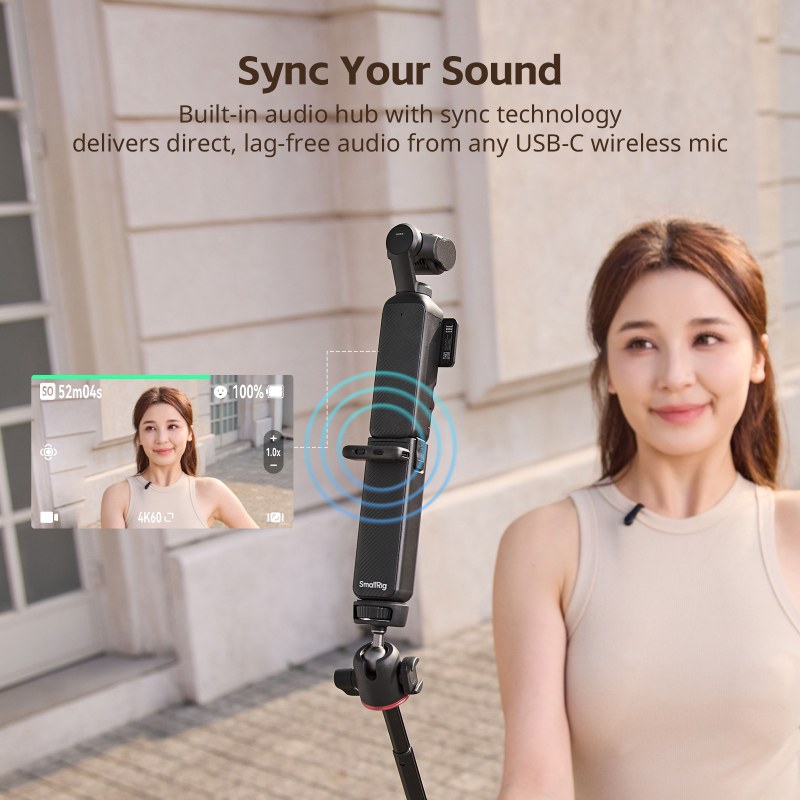 SmallRig 5705 Power Bank Handle for DJI Osmo Pocket 3 / 4