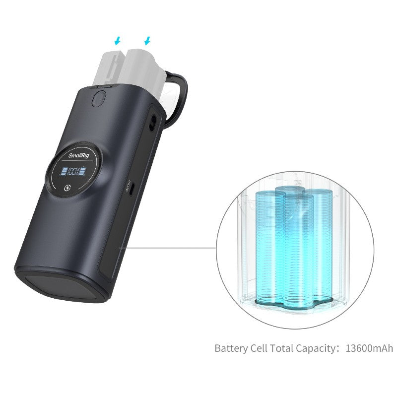 SmallRig 5109 Power Bank Charger Case Kit for Sony NP-FZ100 Camera Batteries