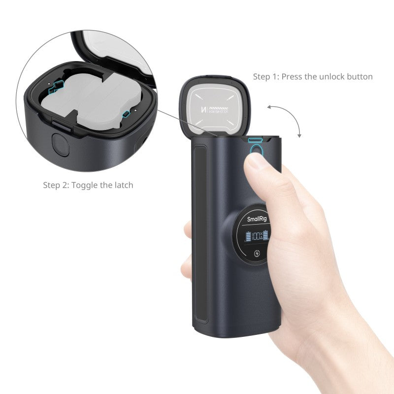 SmallRig 5110 Power Bank Charger Case Kit for Nikon EN-EL15c Camera Batteries
