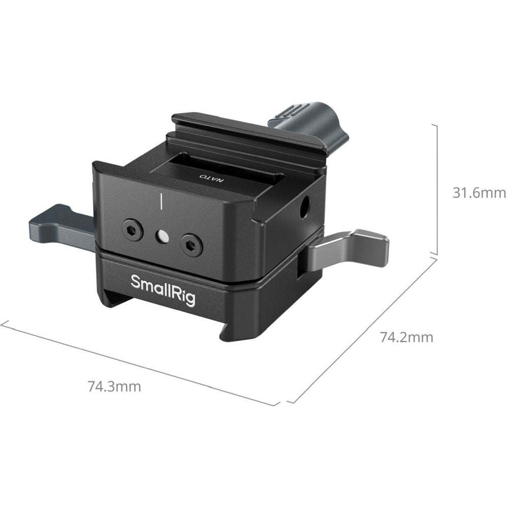 SmallRig 5690 V-Mount Battery Mount Plate Kit for Arca-Swiss Plate / NATO Rail