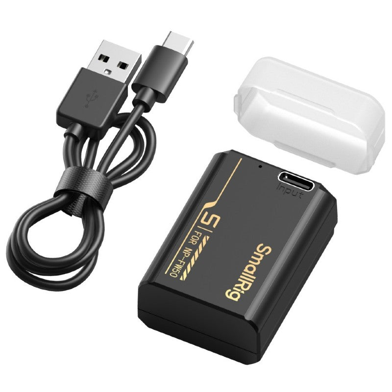 SmallRig 6097 Camera Battery with USB-C Charging for Sony NP-FW50