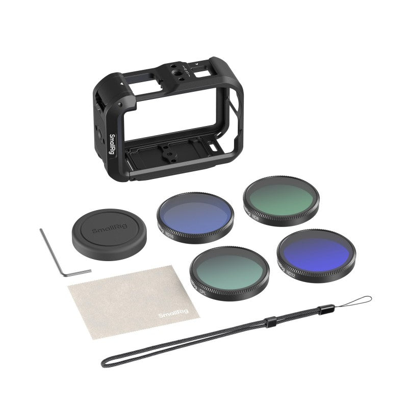 SmallRig Advanced Camera Cage Kit with Filters for DJI Osmo Action 6