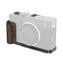 SmallRig L-Shaped Mount Plate with Wooden Handle for Fujifilm X-E5 Ebony Black 6236