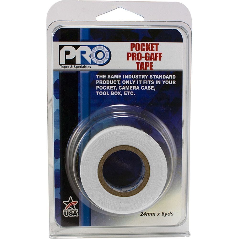 Pro Tapes Pro Gaff Pro Pocket 24mm x 5.4m White