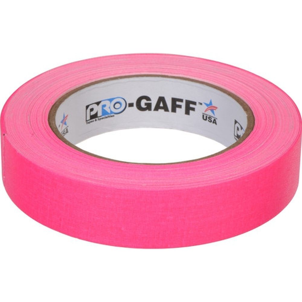 Pro Tapes Pro Gaff 24mm x 22.8m Cloth Tape Fluorescent Pink