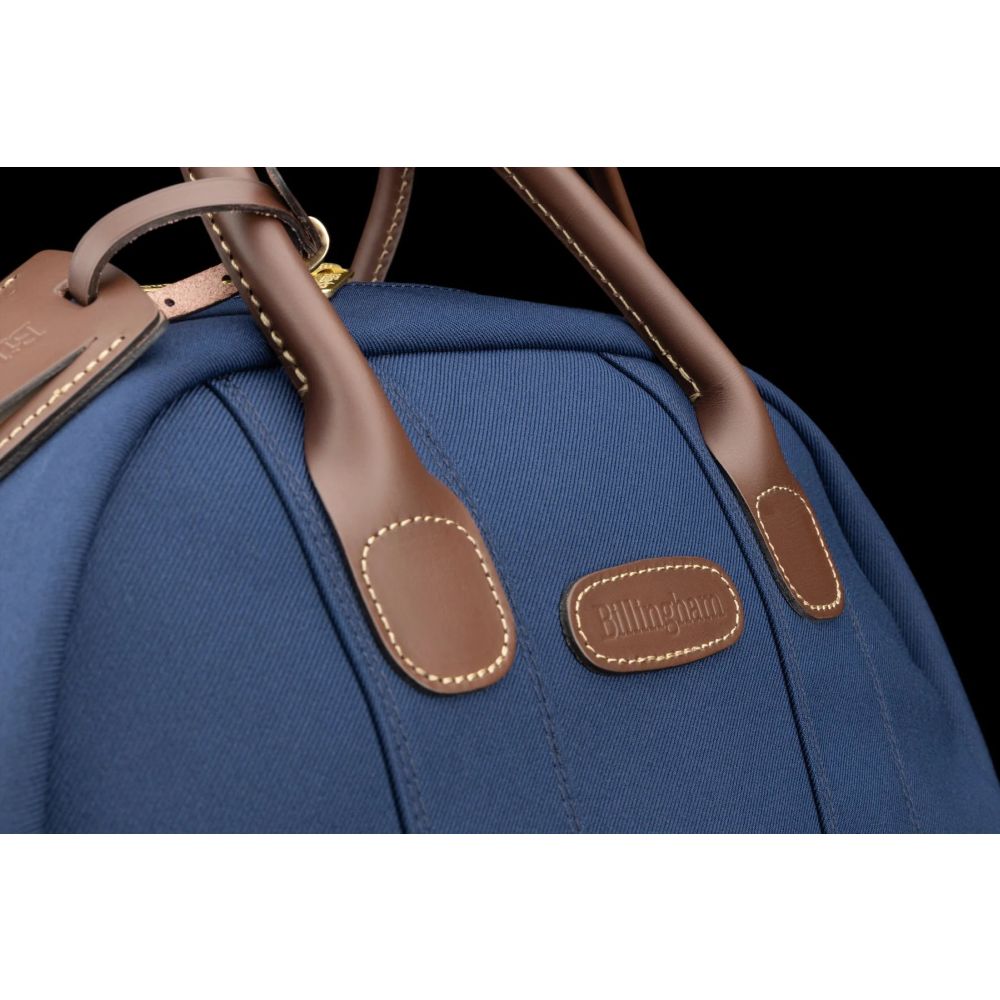 Billingham Overnighter Navy Fibrenyte/Chocolate
