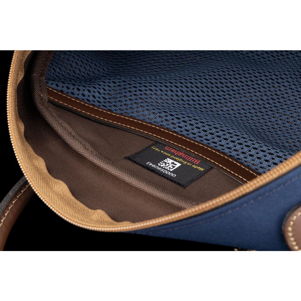 Billingham Overnighter Navy Fibrenyte/Chocolate