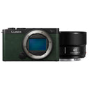 Panasonic LUMIX S9 Body Dark Olive + LUMIX L-mount S 40mm f/2 – Black