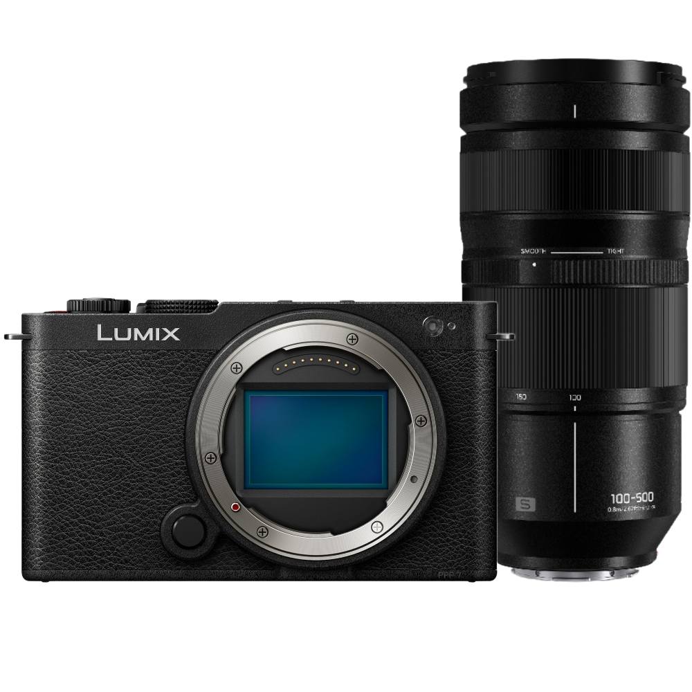 Panasonic Lumix S9 Body Jet Black + Lumix S 100-500mm f/5-7.1