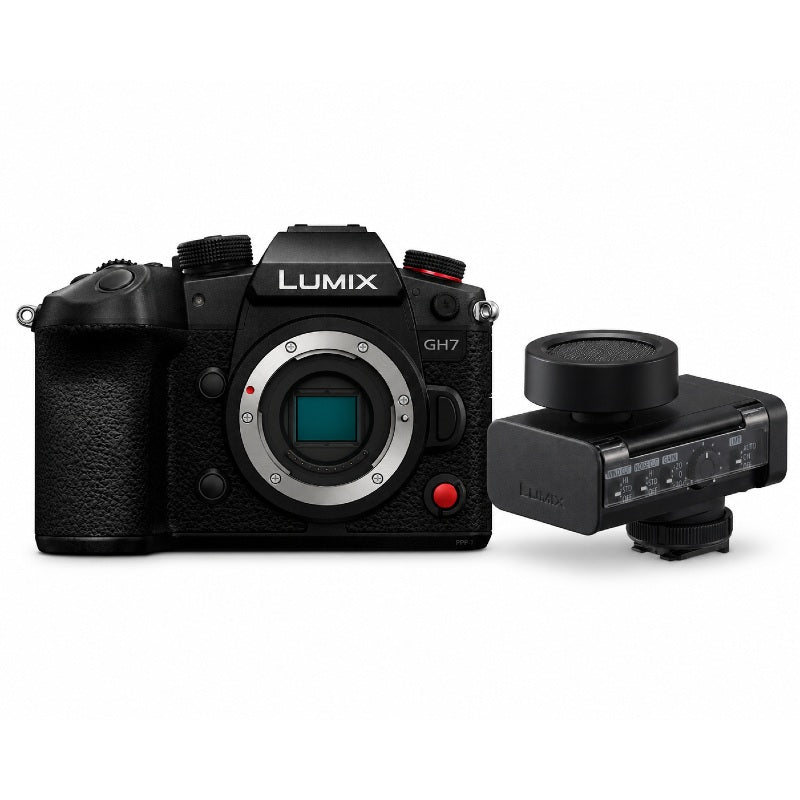 Panasonic Lumix DC-GH7 + Lumix DMW-DMS1E Digital Shotgun Microphone