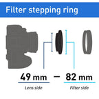 Kenko Stepping Ring 49mm - 82mm